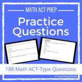Math ACT Prep Practice Questions - ACT Math Skills