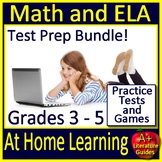 ELA & Math Bundle Practice Tests and Games for Learning Pods & Google Classroom