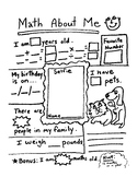 Math About Me - 3rd & 4th Grade