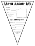 Math About Me Pennant