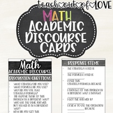 Math Academic Discourse Cards