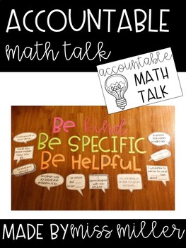 Preview of Math Accountable Talk