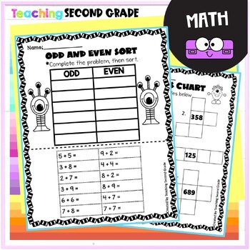 Math Worksheets by Teaching Second Grade | Teachers Pay Teachers