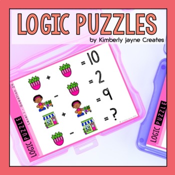 Preview of Math Logic Puzzles Extension Tasks for Gifted Talented Students 1st Grade Vol 3