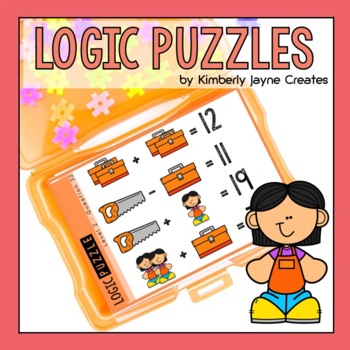 Preview of Math Activities Logic Puzzles 2nd Grade Enrichment Volume Four