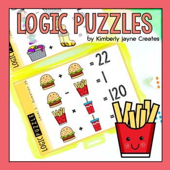 Preview of Math Activities Logic Puzzles 3rd Grade Enrichment Volume Four