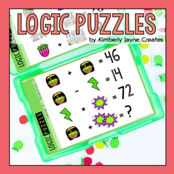 Preview of Gifted and Talented Math Activities Logic Puzzles 4th Grade Extension Task Cards