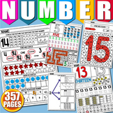 Math Activities, Number Recognition 0-20, Tracing, Writing