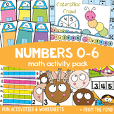 Math Games and Activities Pack 2 {Numbers 0 to 6}