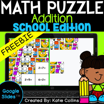 Preview of Math Activities Puzzle | Addition to 10 | Google Drive™