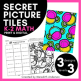 Math Activities for K-2 Secret Picture Puzzles DIGITAL & P