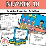 Math Activities for Number 10 with Games & Worksheets for 