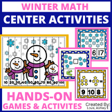 Math Activities in Winter for Kindergarten Addition, Count