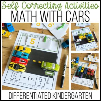 Preview of Math Activities with Cars-Counting, Making 10, Addition, Subtraction
