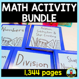 Math Activity Bundle - Numbers, Basic Operations, Shapes