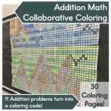 Math Activity│Collaborative Coloring Poster & Bulletin Boa