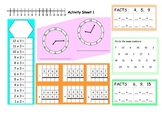 Math Activity Sheets (1-10) for grades 2 to 4