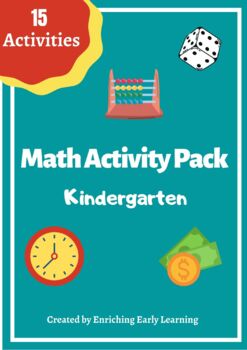 Preview of Math Activity pack - Kindergarten
