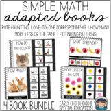 Math Adapted Books with Real Image Photos Preschool Autism ADHD