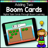 DISTANCE LEARNING Boom Cards Math Adding 2