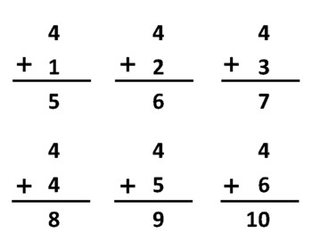 Preview of Math Addition Flash Cards 0-10 - Print at home