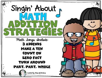 Preview of Math Strategies: Posters Addition Singing Songs Kindergarten & First