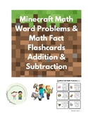 Math Addition & Subtraction Word Problems and Flashcards- 