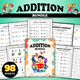 Math Addition Worksheets for Preschool to Kindergarten, Ea