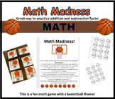 Math Addition and Subtraction Fact Madness Matching Game |