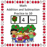 Math Addition and Subtraction Practice to 10