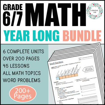 Preview of Guided Math - Curriculum Bundle - All Units Included