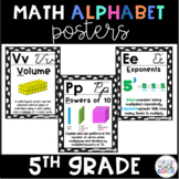 Math Alphabet - 5th Grade