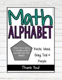 Math Alphabet