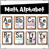 Math Alphabet for Primary Grades K-1st-2nd in Farmhouse Ru