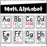 Math Alphabet for Primary Grades K-1st-2nd in Modern Farmh