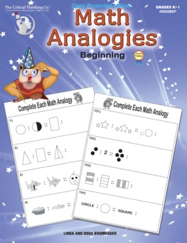 Preview of Math Analogies Beginning: Analogical & Mathematical Reasoning Puzzles for Gr K-1