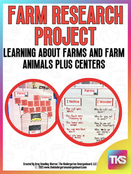 Preview of Farms: A Research and Writing Project PLUS Centers!