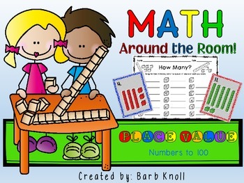 Preview of Place Value to 100: Math Around the Room