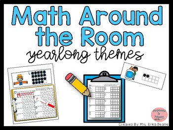 Preview of Math Around the Room- Yearlong