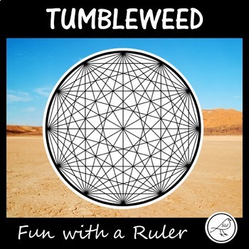 Preview of Math Art - Fun with a Ruler - Tumbleweed