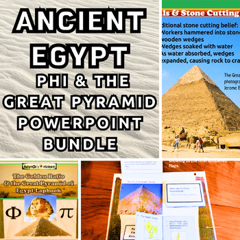 Preview of Ancient Egypt Unit Plan: Great Pyramid of Giza Golden Ratio PowerPoint