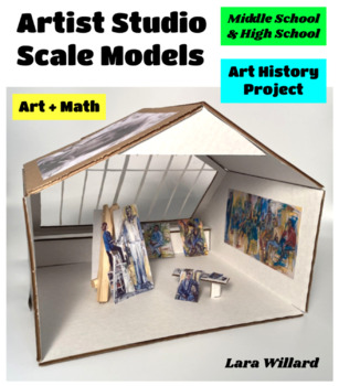 Preview of Math + Art History Project: Artist Studio Scale Model