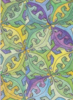 Math + Art: Tessellations, Collaborative Student-Assembled Art Installation