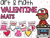 Preschool Math & Art Valentine Mats (PlayDoh, Valentine Cr