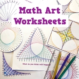 NEW Math Art Worksheets - fun enrichment activity and inve