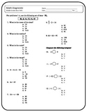 Math Assessment ~ Middle Grades Basic Skills