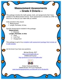 Math Assessment Package: Measurement