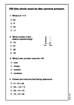 pdf simple math quiz questions with answers
