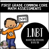 Math Assessments First Grade 1.NBT