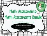 Math Assessments: Math Assessments Bundle
